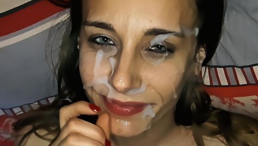 Lições tabu da madrasta: como dar o melhor boquete e receber um enorme facial como recompensa