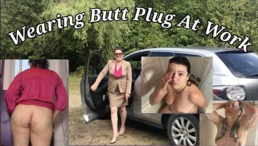 Usava plug anal o dia todo no trabalho e tomava banho com facial