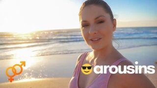 Você já foi soprado na praia? POV Rebecca Volpetti e Jason Love em Arousins