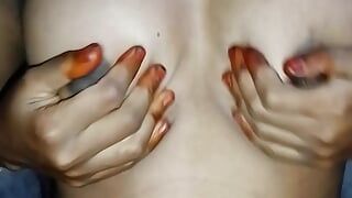 18 anos, menina de colagem fodida com o namorado.