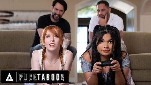 PURE TABOO – dilfs casados infelizes crescem forte desejo para enteadas Madi Collins &summer col