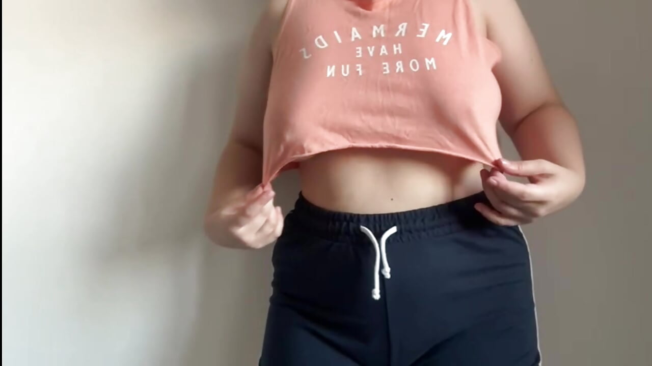 Cum all over my big tits and ass