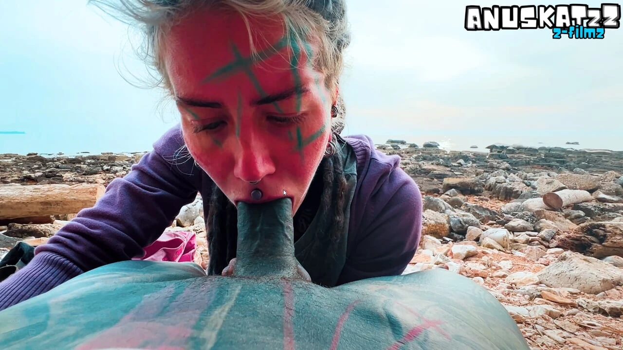 Cum on Face Public Blowjob Leads to Messy Facial