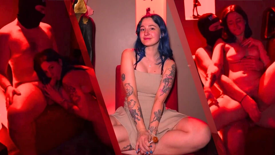 KHALAMITE first time in a libertine club! – Hot Voyeur Sex Show with a Subscriber